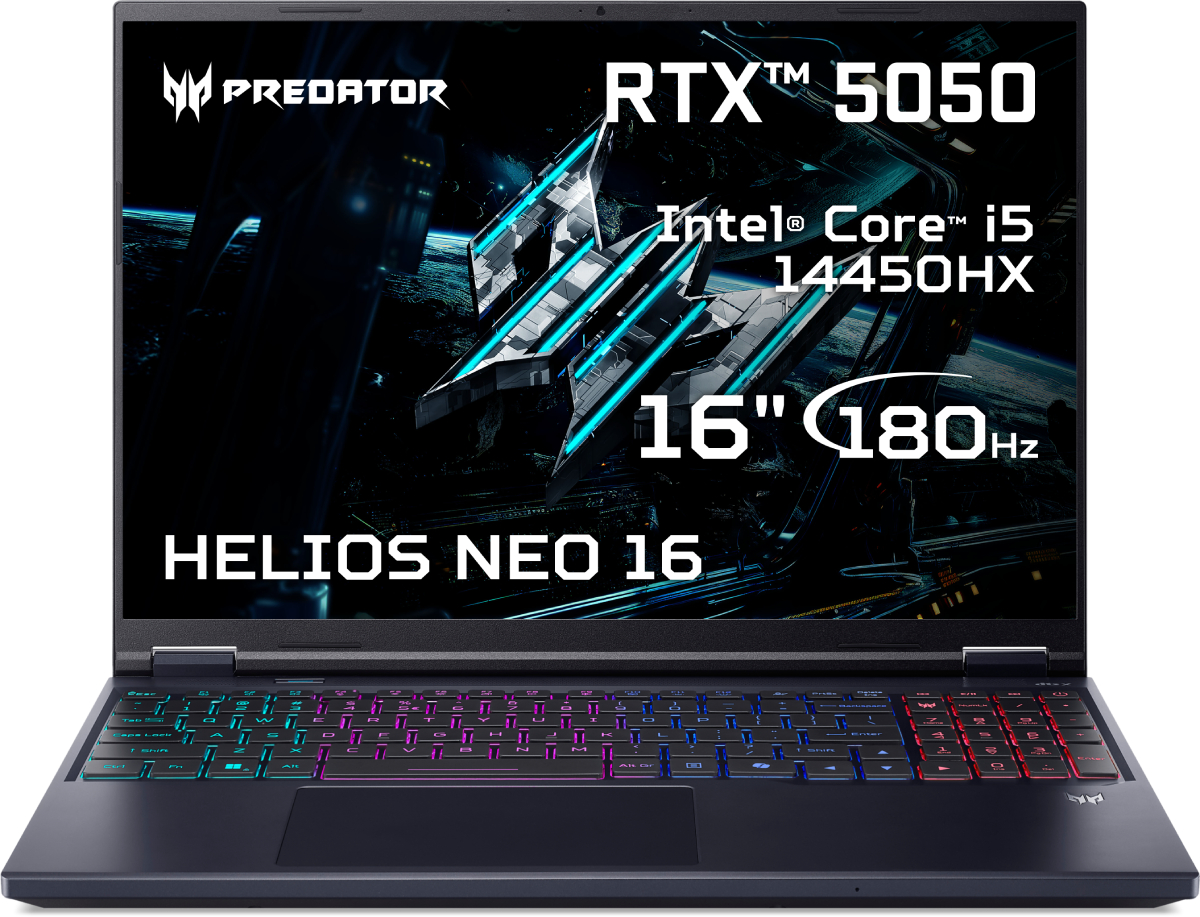 Ноутбук ігровий Acer Predator Helios Neo 16 PHN16-I31 (NH.U66EU.003) Shale Black