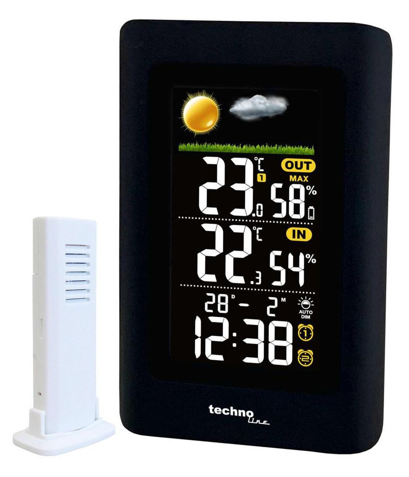 Метеостанция Technoline Black (WS6447) - Фото 1