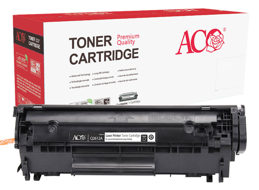 Картридж для лазерних принтерів/БФП ACO для Canon LBP2900/3000  L11121e Black аналог 7616A005 Canon 703 (ACO-CRG-703) - Фото 1