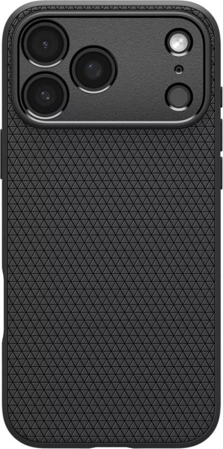 Чохол для смартфону Spigen for iPhone 17 Pro, Liquid Air, Matte Black (ACS10331) - Фото 1