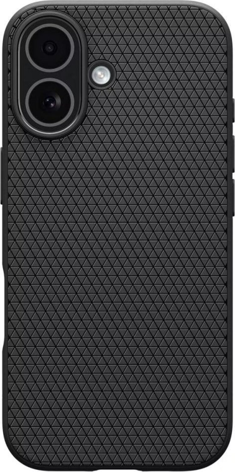 Чехол для смартфона Spigen for iPhone 17, Liquid Air, Matte Black (ACS10369) - Фото 1