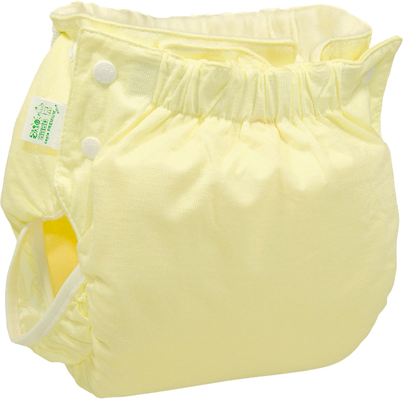 Подгузник многоразовый ЕКО ПУПС Active Premium 7-13 (72-80), с вкладышем Abso Maxi (Желтый) (ТП3ВК4-3ж) - Фото 1