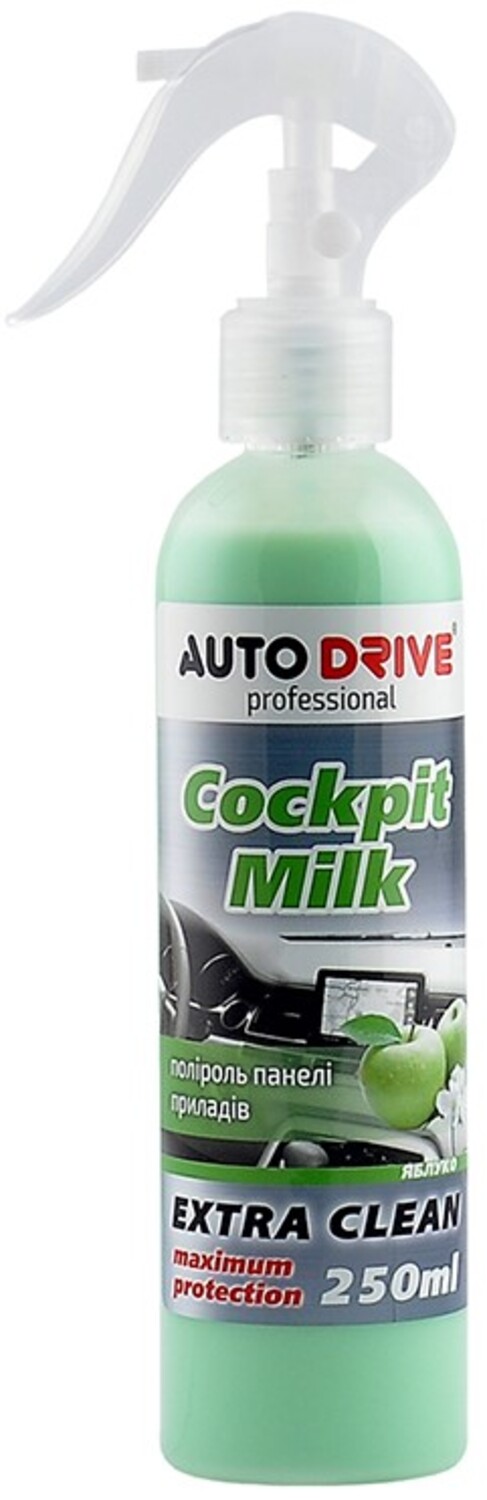 Поліроль для авто Auto Drive Cockpit Milk Яблуко 250 мл (AD0019) - Фото 1