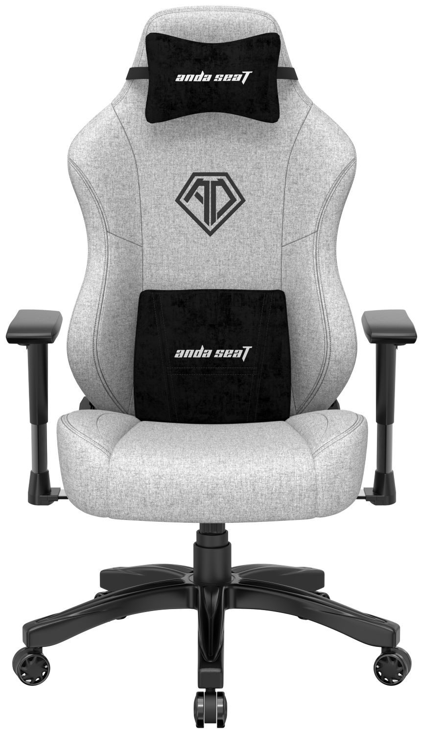 Кресло для геймеров Anda Seat Phantom 3 Size L Grey (AD18Y-06-G-F) - Фото 1
