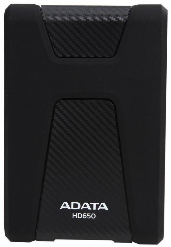 Жесткий диск внешний ADATA Durable HD650 1TB USB 3.1 Black (AHD650-1TU31-CBK) - Фото 1