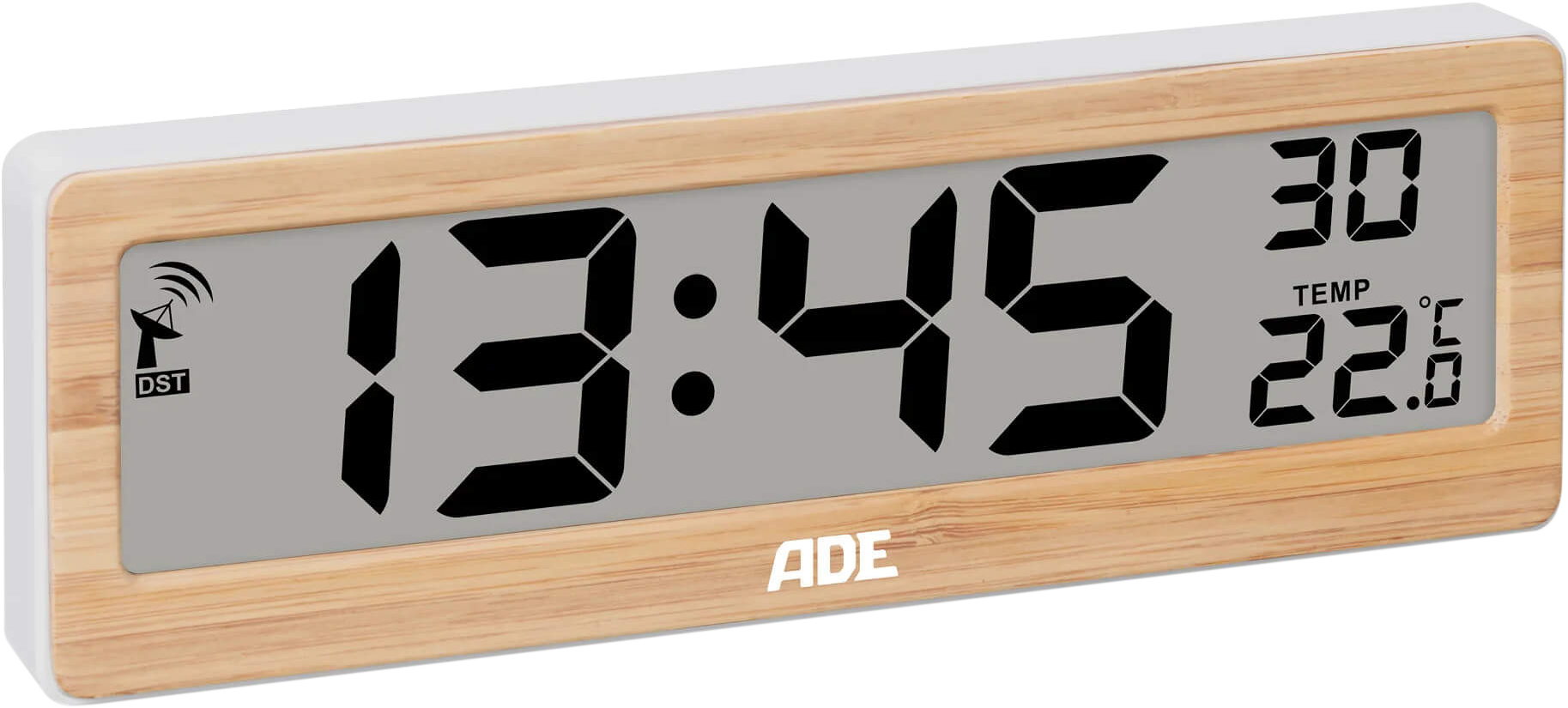 Купити Настільний годинник ADE радіокерований з датчиком температури (CK1704) - Фото 1 Настільний годинник ADE радіокерований з датчиком температури (CK1704) - Фото 1