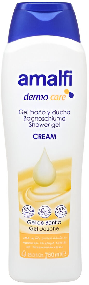 Гель для душа Amalfi пена для ванны Cream 750 мл (ADGBC750) - Фото 1