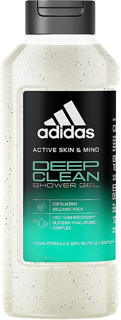 Гель для душу Adidas Pro line Deep Clean 250 мл (3616303444570) - Фото 1