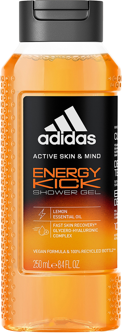 Гель для душу Adidas Pro line Energy Kick 250 мл (3616303444372) - Фото 1