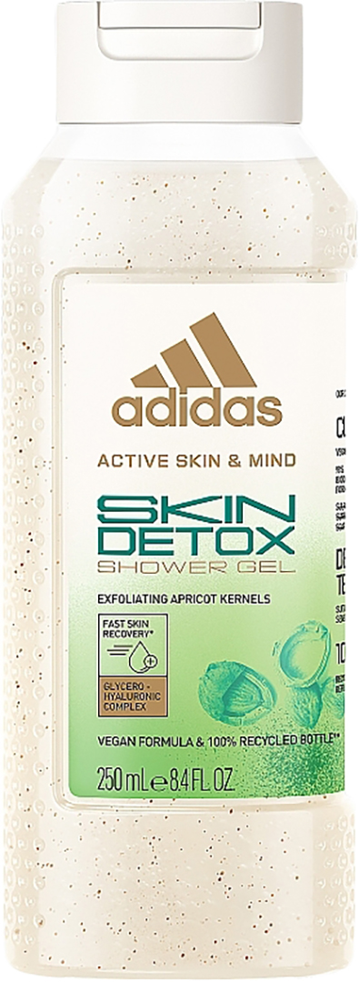 Гель для душу Adidas Pro line Skin Detox 250 мл (3616303444280) - Фото 1