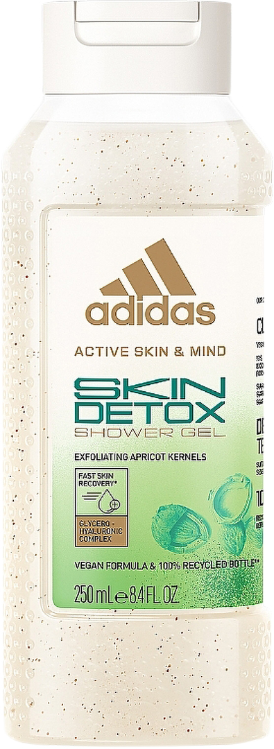 Гель для душу Adidas Pro line Skin Detox 400 мл (3616303444341) - Фото 1