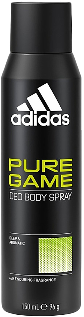 Дезодорант аерозольний Adidas Pure Game 150 мл (3616303440909) - Фото 1