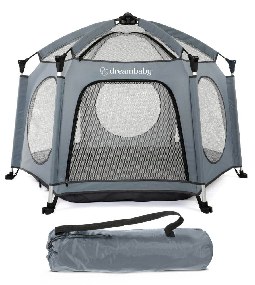 Манеж классический DreamBaby Adventure Blue/Grey (G9510) - Фото 1