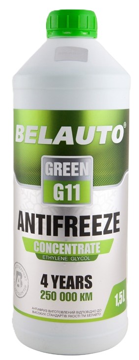 Антифриз BelAuto Концентрат зелений 1,5 л (AF1217) - Фото 1