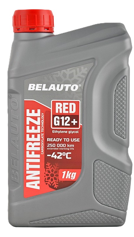 Антифриз BelAuto ANTIFREEZEE G12+ RED 1 кг (AF1510) - Фото 1