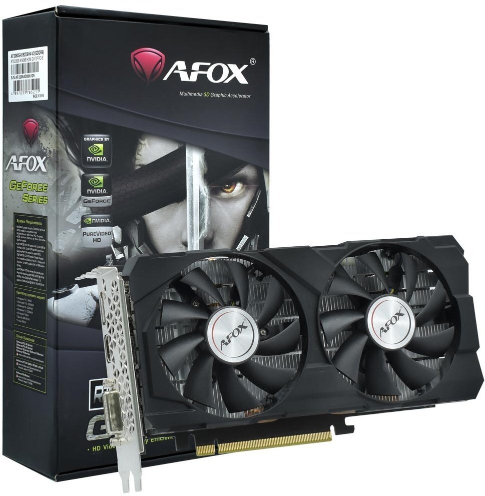 Видеокарта AFOX GeForce RTX 2060 Super 8GB GDDR6 (AF2060S-8192D6H4-V2 ...