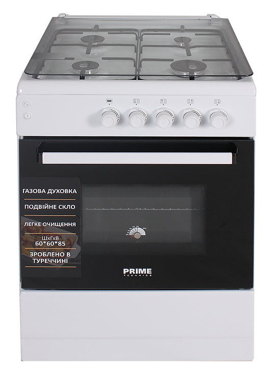 Плита газовая Prime Technics PSG 64017 W - Фото 1