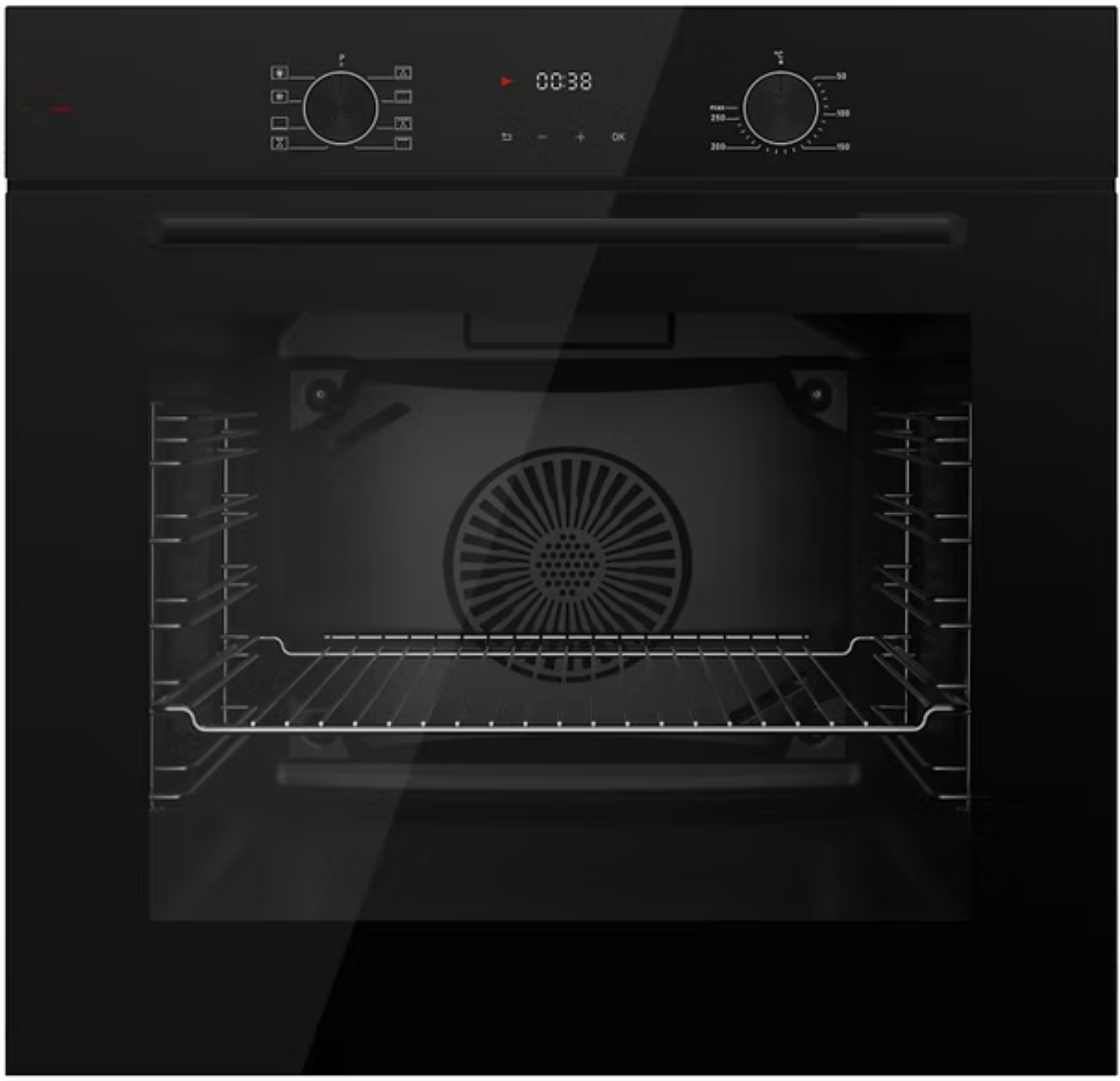 Духовой шкаф электрический Prime Technics POB 6827 E BK - Фото 1
