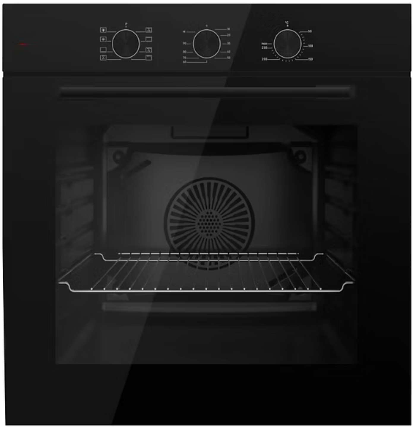 Духовой шкаф электрический Prime Technics POB 6820 M BK - Фото 1