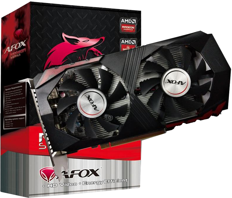 Відеокарта AFOX Radeon RX 560 4GB GDDR5 (AFRX560-4096D5H4-V2) купити ...