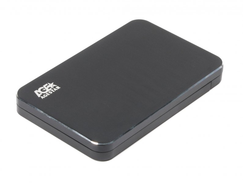 Зовнішній карман AgeStar 2.5" USB3.1 31UB2A18 (Black) - Фото 1