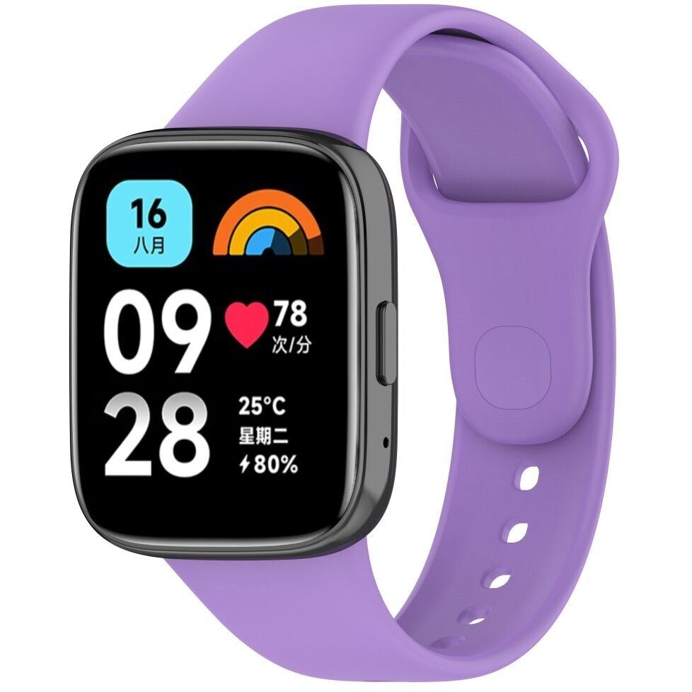 Ремешок для смарт-часов BeCover Xiaomi Redmi Watch 3 Purple (710966) - Фото 1