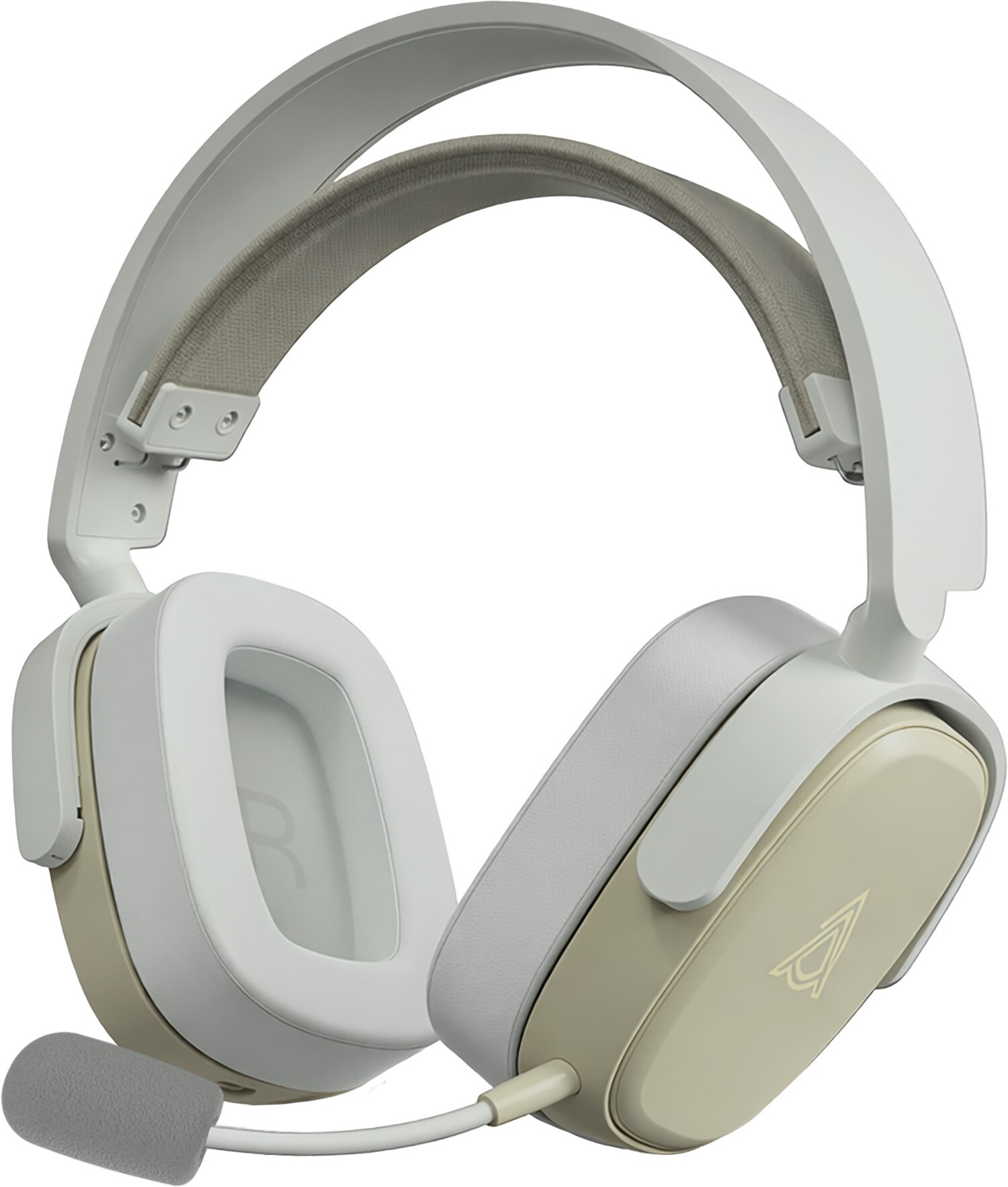 Гарнітура бездротова ігрова Ajazz AHM09 MAX 3-Mode Grey (AHM09-MAX-GW) - Фото 1