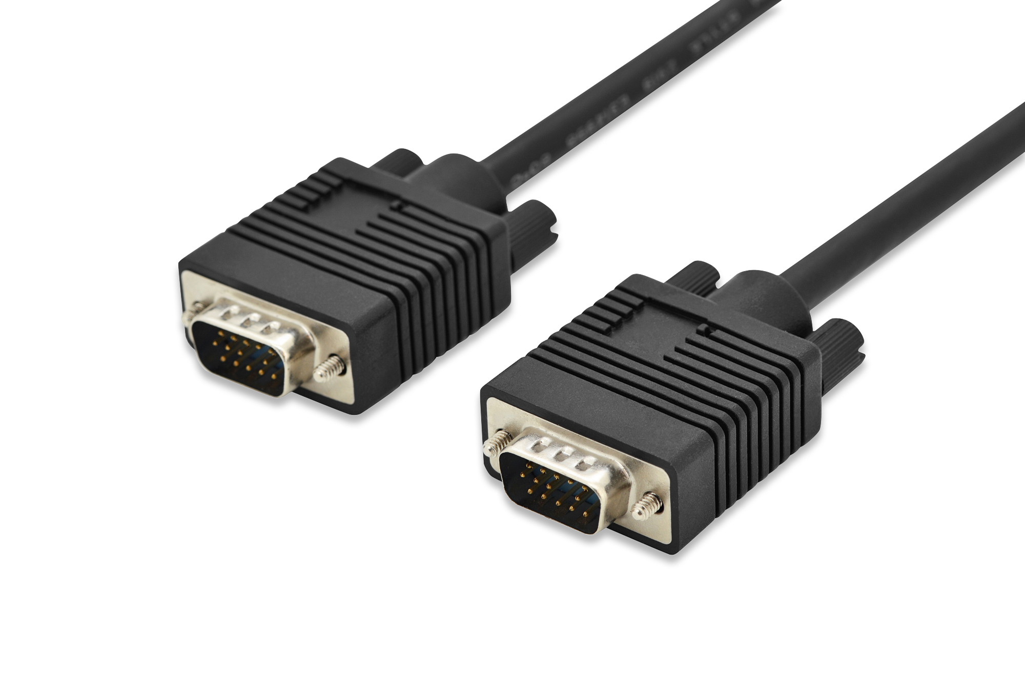 Кабель Digitus VGA, M/M, 2хFerrite 3 м Black (AK-310103-030-S) - Фото 1