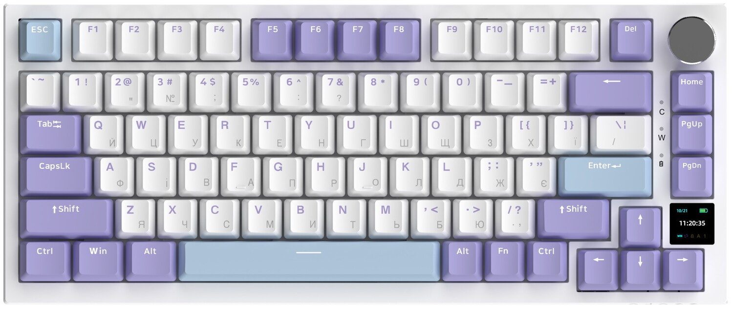 Клавиатура беспроводная игровая Ajazz AK820 Pro Gift Switch (AK820PRO-G-PWB) - Фото 1