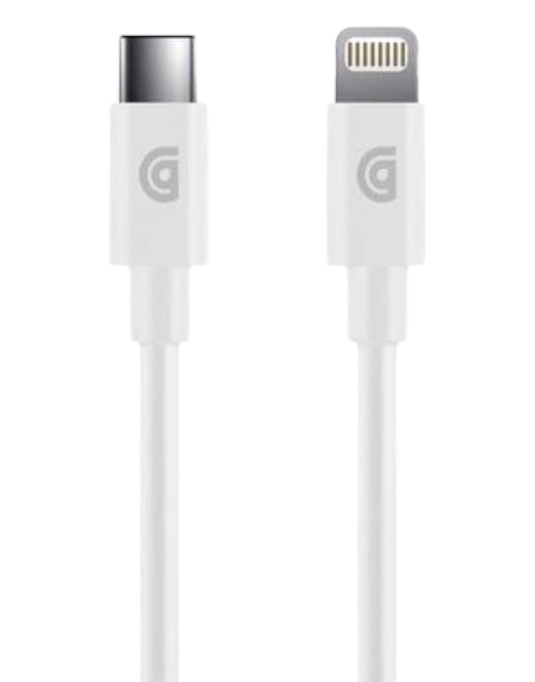 Кабель синхронизации данных Griffin USB-C to Lightning Cable 1.2 m White (GP-066-WHT) - Фото 1