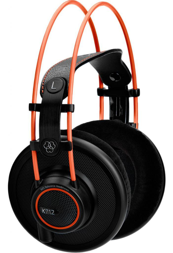 Наушники полноразмерные проводные AKG K712 Pro Black (2458X00140) - Фото 1