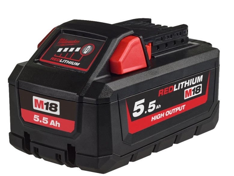 Акумулятор для електроінструментів Milwaukee Li-Ion HIGH OUTPUT M18 HB5,5 (4932464712) - Фото 1