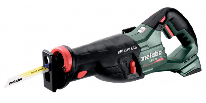 Пила шабельна Metabo SSEP 18 LT BL без АКБ та ЗП (601617850) - Фото 1