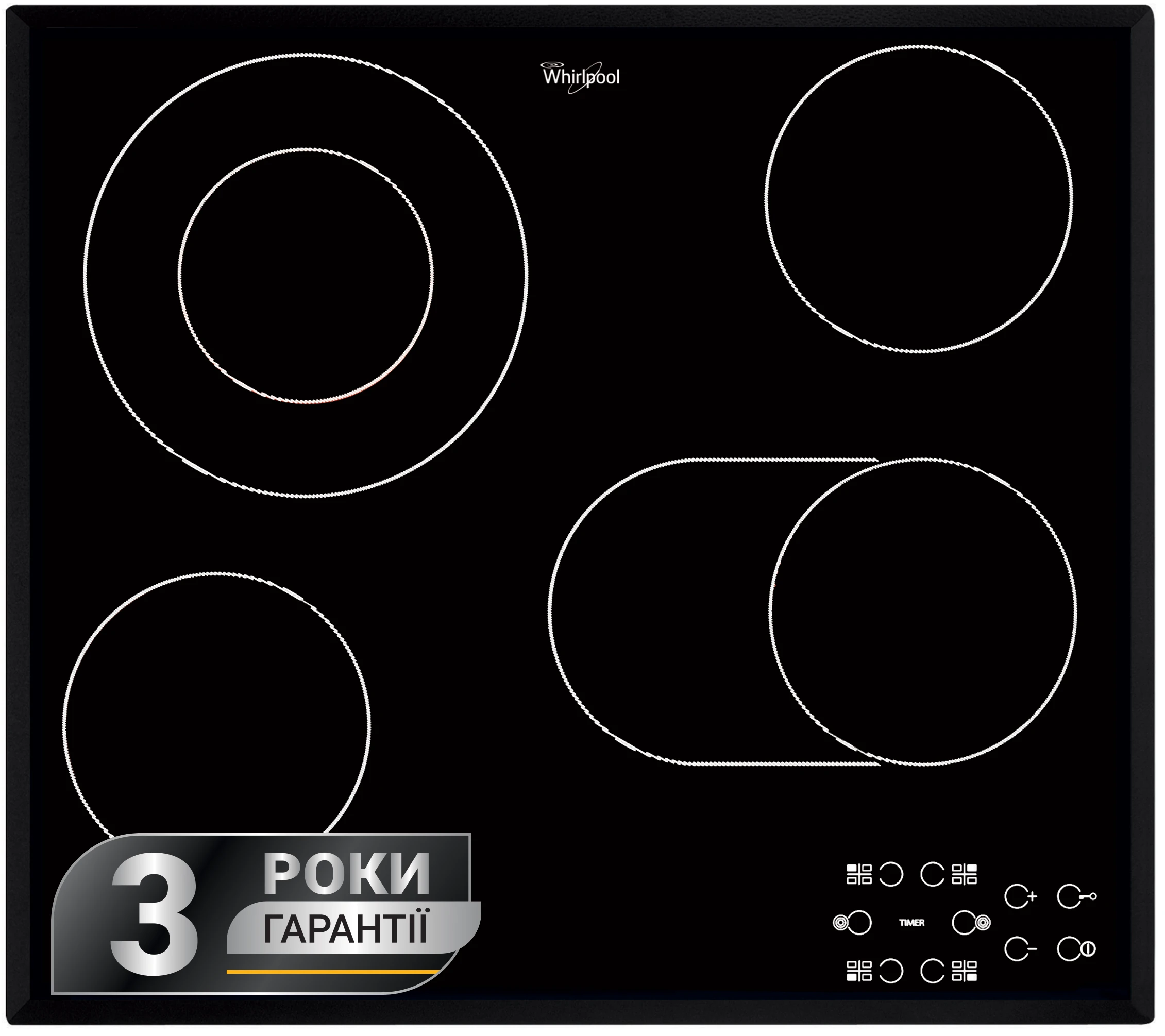 Варильна поверхня  електрична Whirlpool AKT 8190/BA