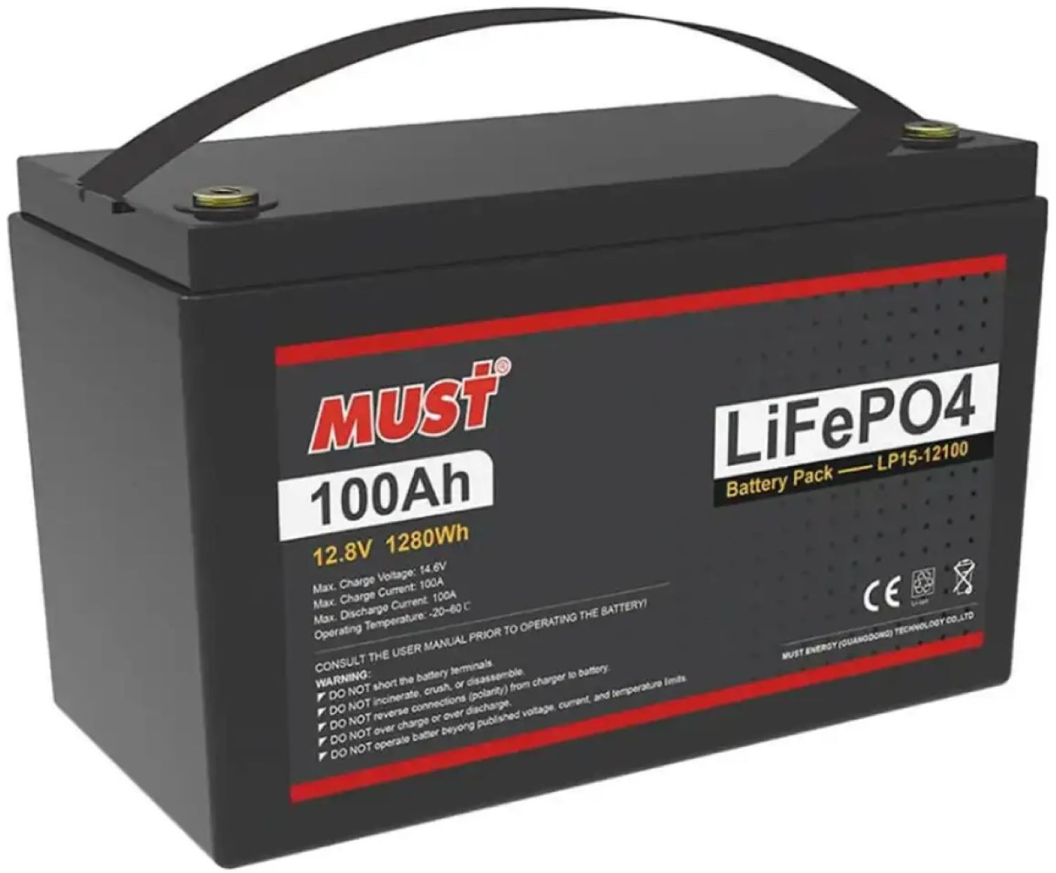 Акумулятор для ДБЖ Must 24V (LFP15-24100) - Фото 1