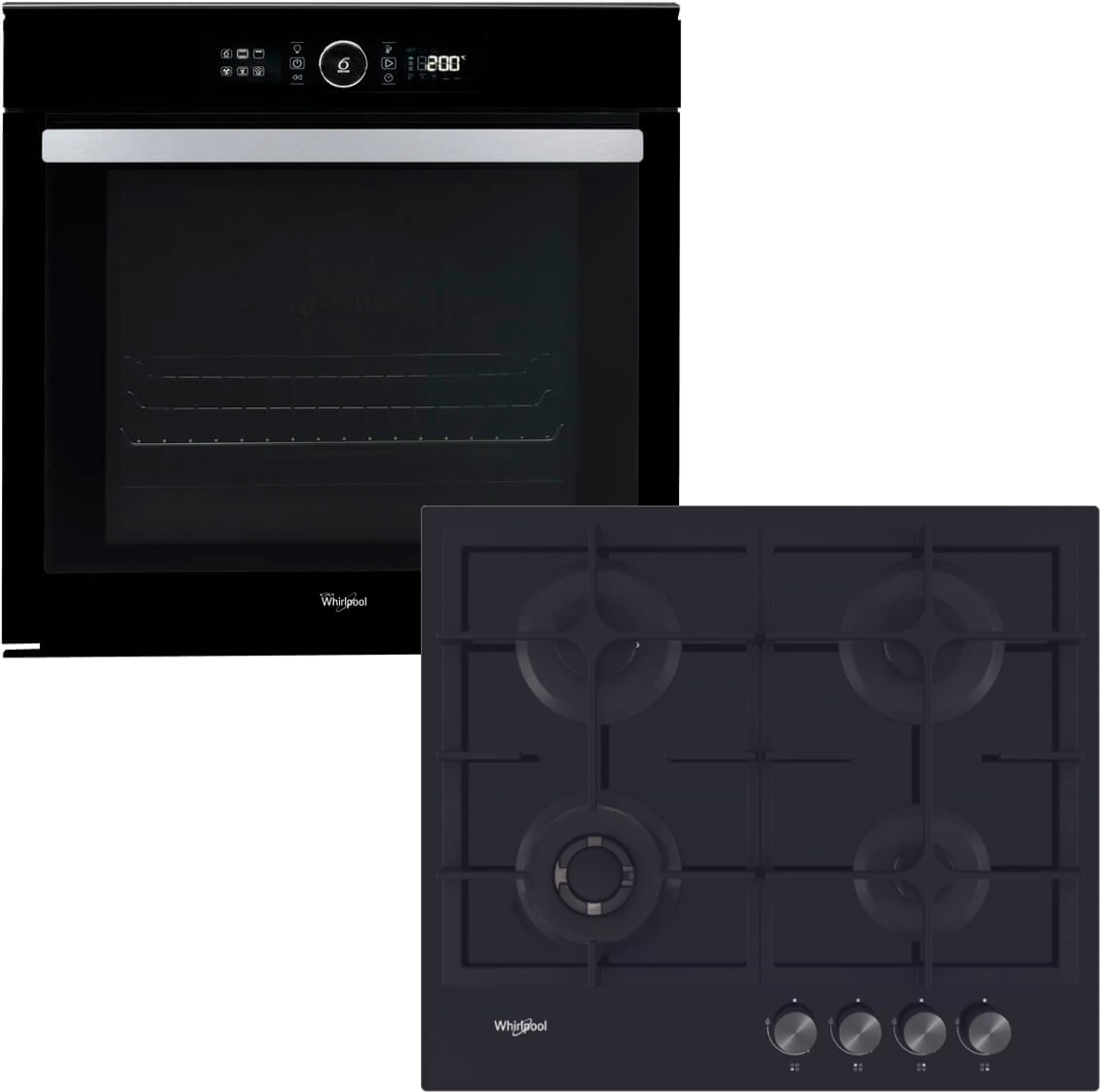 Комплект техники Whirlpool Духовой шкаф + Варочная панель Whirlpool AKZM8420NB + GOA 6425/NB1 - Фото 1
