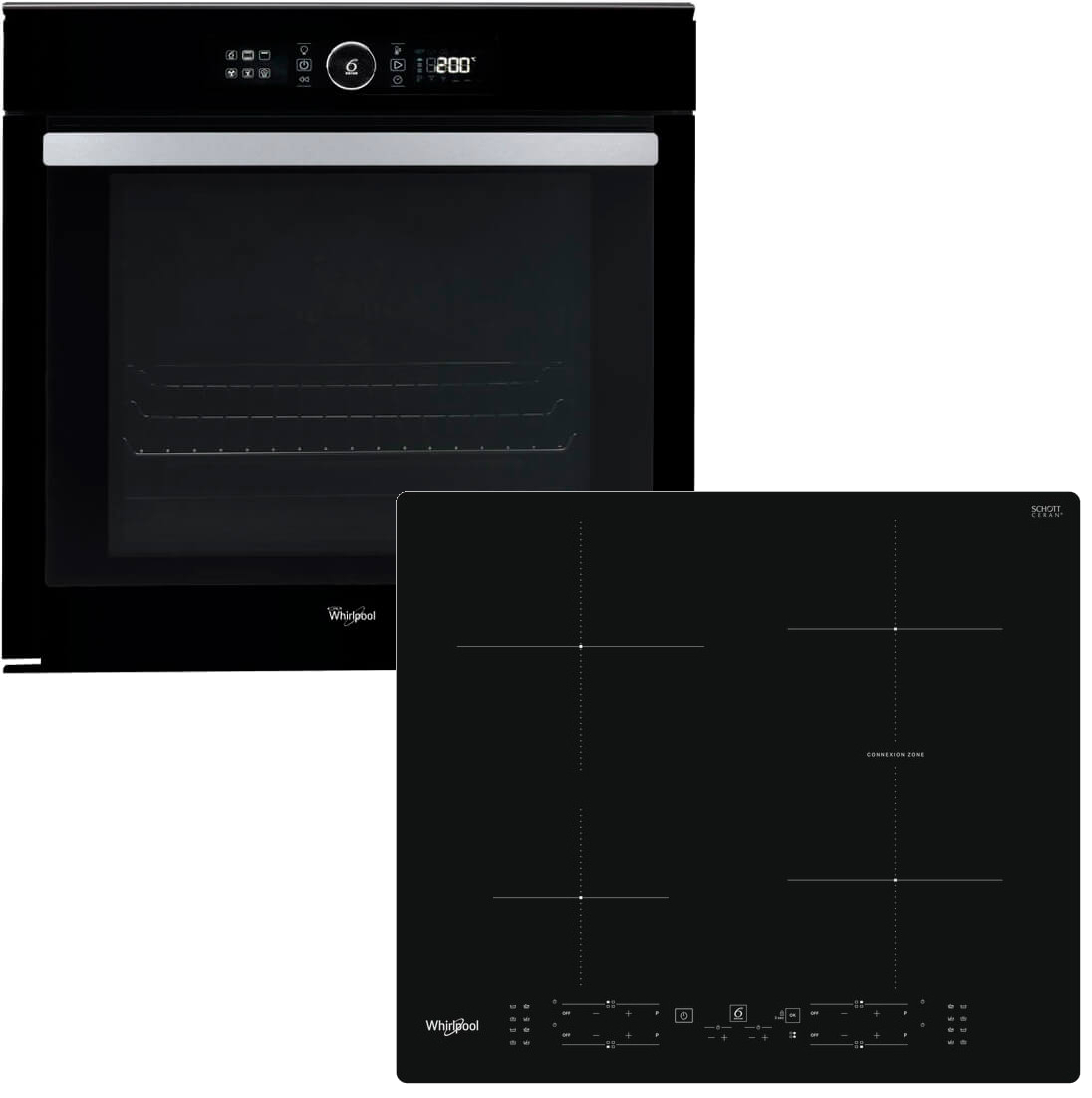 Комплект техніки Whirlpool Духова шафа + Варильна поверхня Whirlpool AKZM8420NB + WB B8360 NE - Фото 1