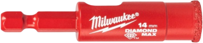 Коронка по керамограниту Milwaukee Diamond Plus 14 мм (4932498346) - Фото 1