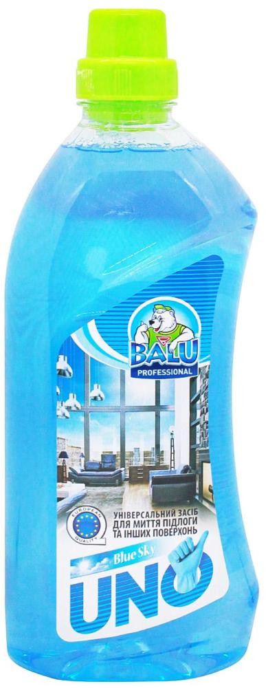 Засіб по догляду за підлоговими покриттями BALU для миття, Blue Sky, 1000 мл - Фото 1