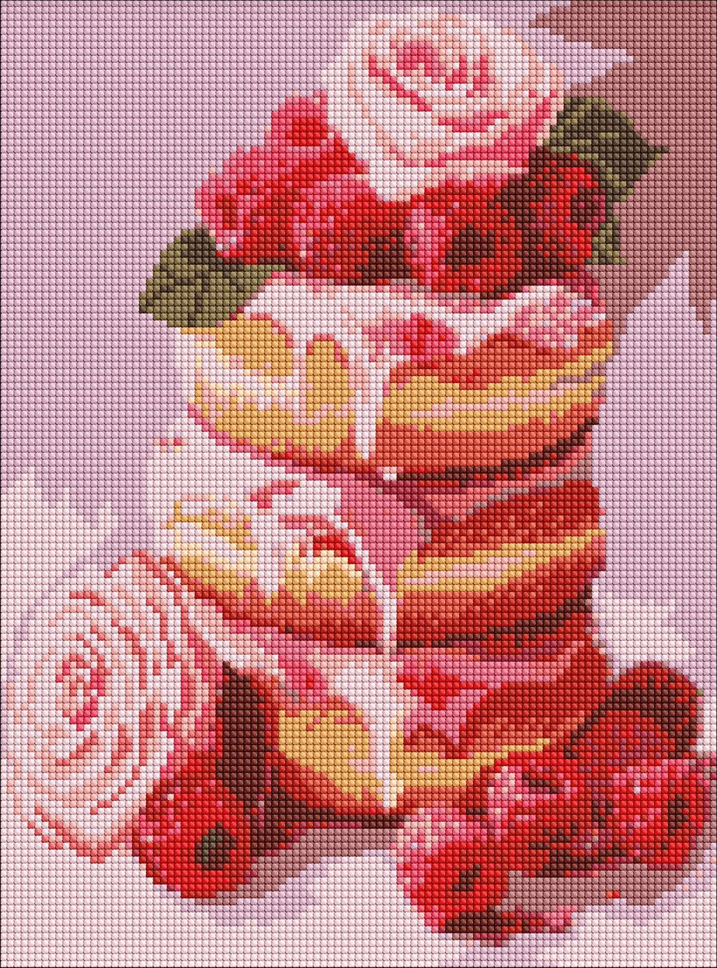 Купити Алмазний живопис Ideyka Рожеві панкейки 30х40 см (AMO20179) - Фото 1 Алмазний живопис Ideyka Рожеві панкейки 30х40 см (AMO20179) - Фото 1