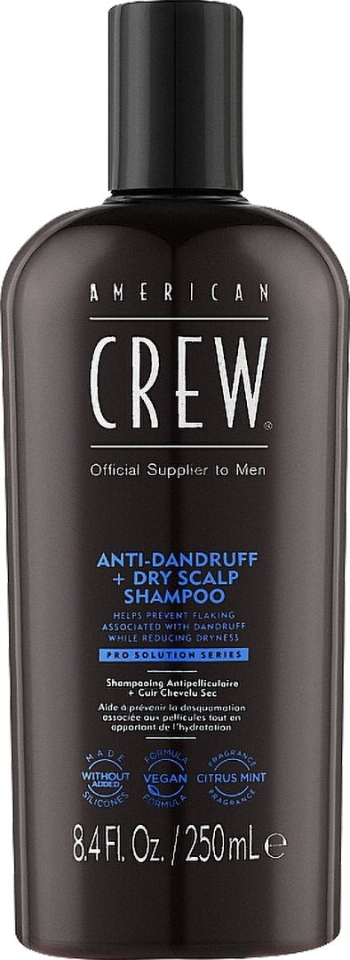 Шампунь мужской American Crew Anti-Dandruff+Dry Scalp Shampoo 250 мл (8432225131887) - Фото 1