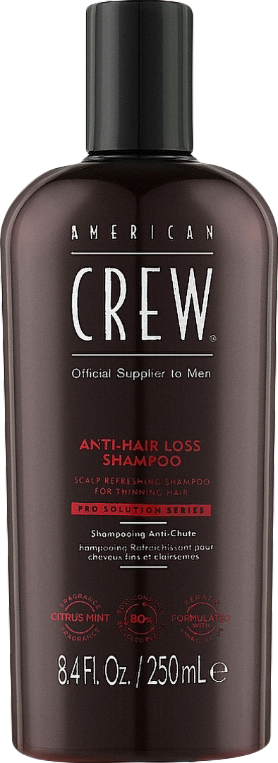 Шампунь мужской American Crew Anti-Hairloss Shampoo 250 мл (738678002438) - Фото 1