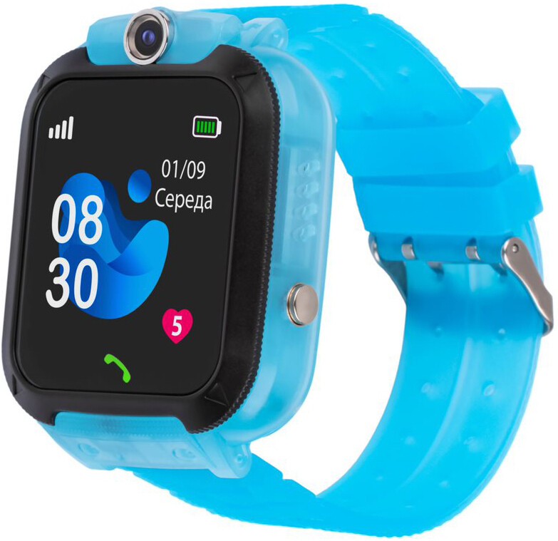 Уценка - Детские часы AmiGo GO007 FLEXI GPS Blue - Фото 1