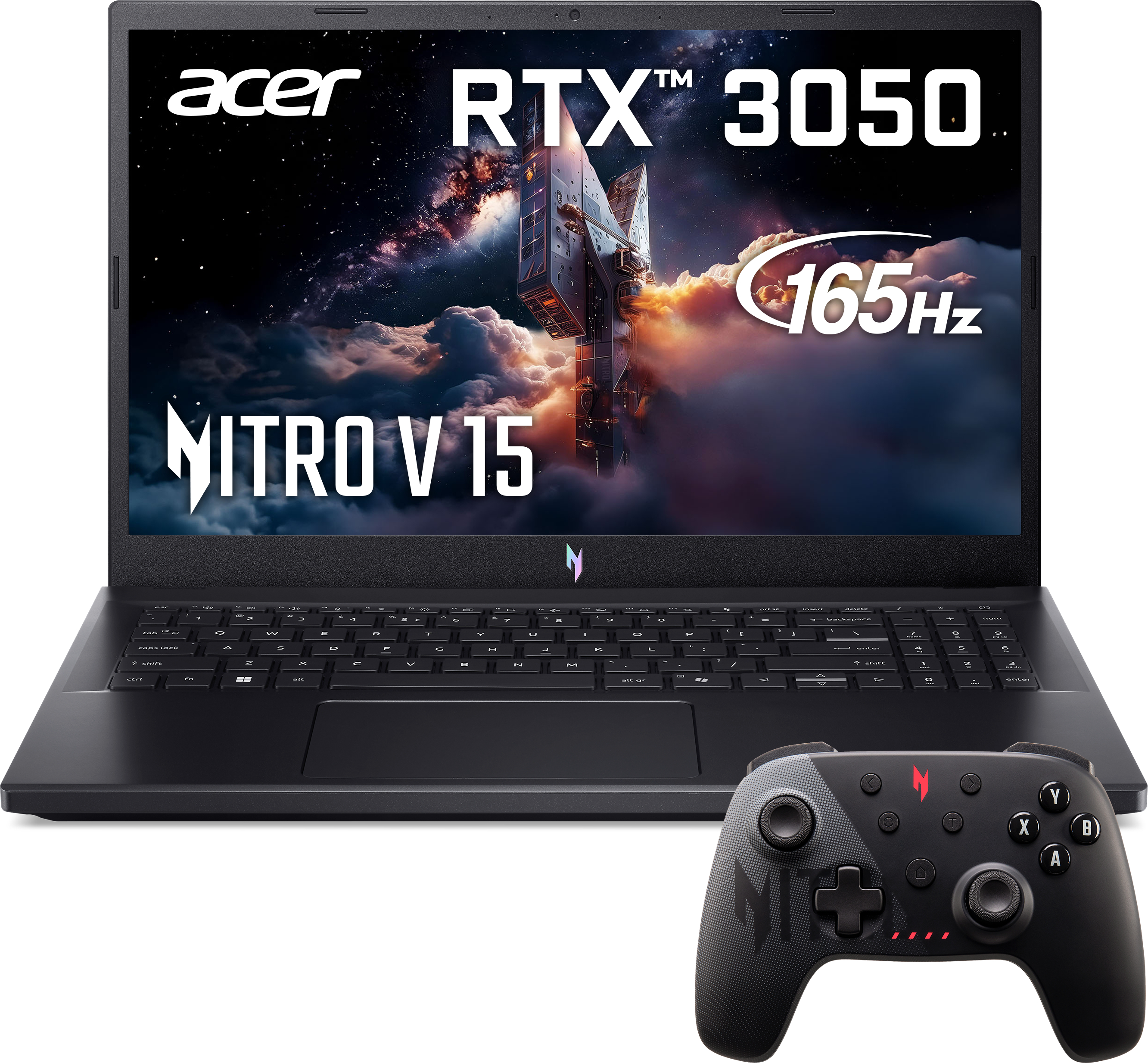 Ноутбук игровой Acer Nitro V 15 ANV15-41 (NH.QSHEU.00K) Black - Фото 1