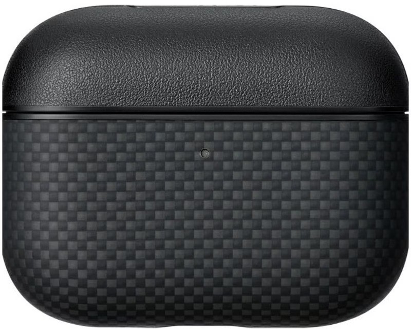 Купити Чохол для навушників Pitaka Aramid Fiber Magnetic Case Plain Black/Grey for Airpods Pro 3rd Gen (APM2501) - Фото 1 Чохол для навушників Pitaka Aramid Fiber Magnetic Case Plain Black/Grey for Airpods Pro 3rd Gen (APM2501) - Фото 1