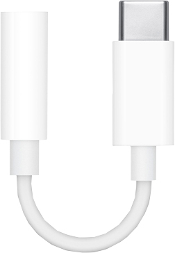 Переходник аудио Apple USB-C to 3.5 mm Headphone Jack Adapter (MU7E2ZM/A) - Фото 1