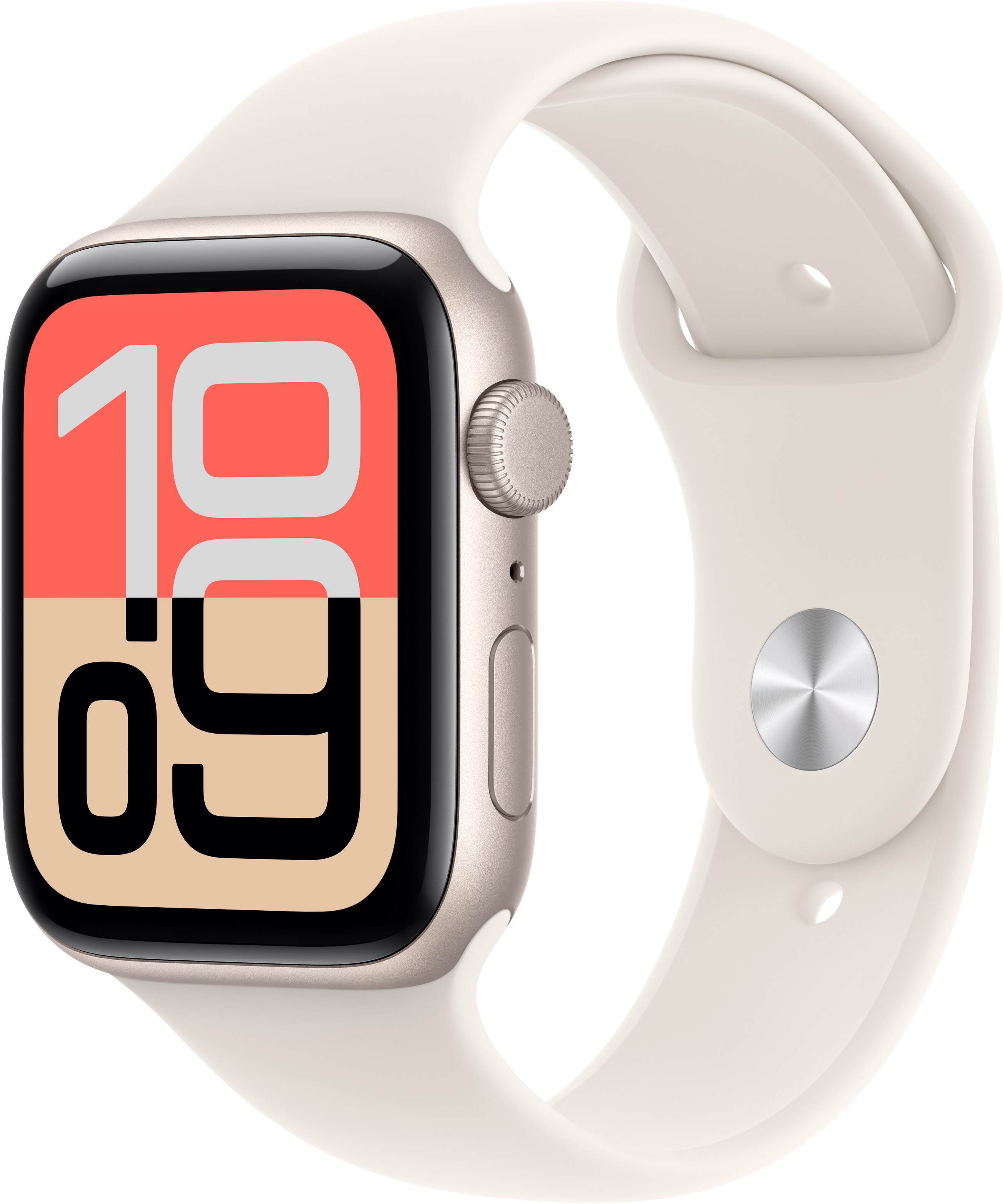 Смарт-часы Apple Watch SE 3 GPS 40mm Starlight Aluminium Case with Starlight Sport Band - S/M - Фото 1