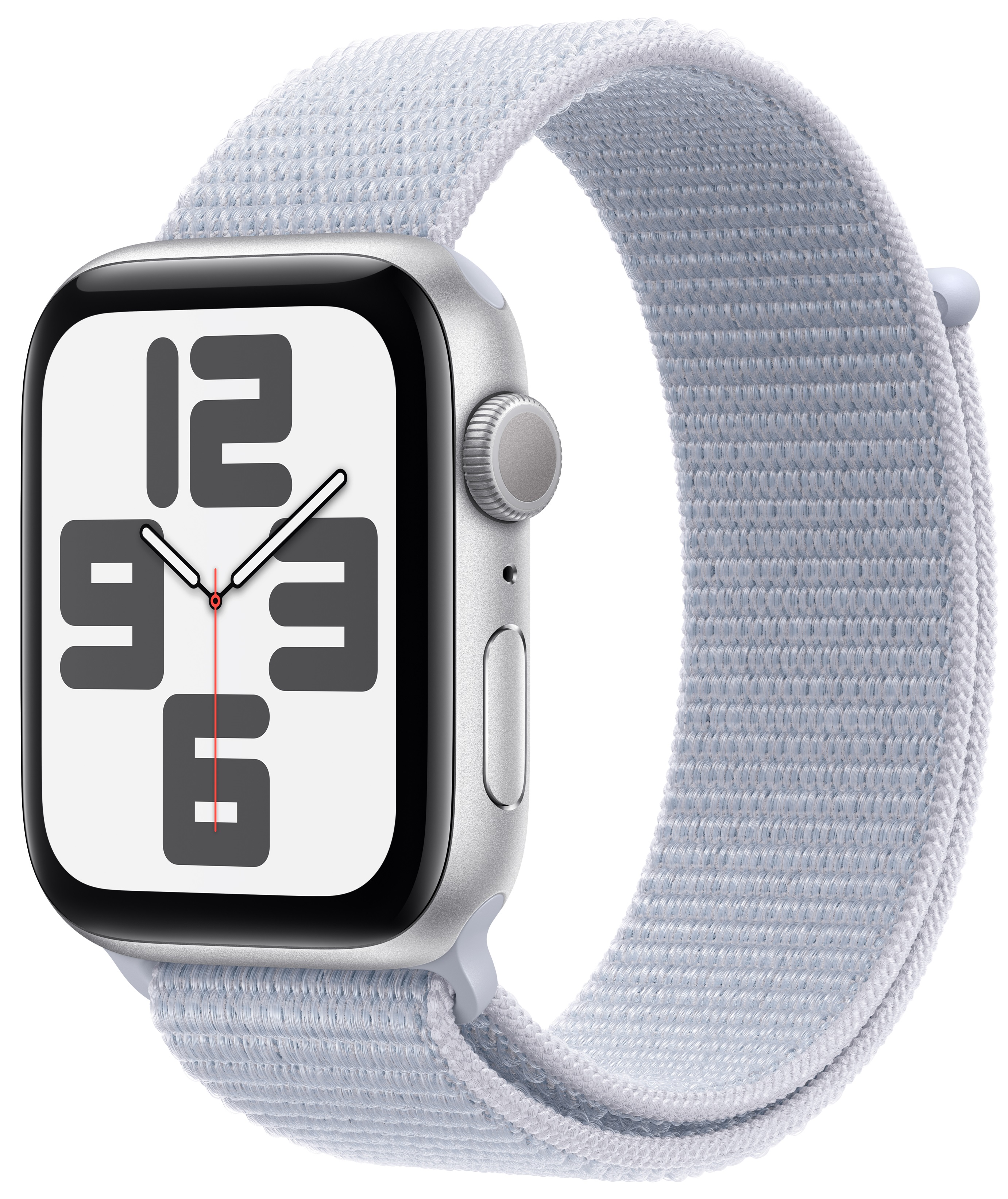 Смарт-часы Apple Watch SE GPS 40mm Silver Aluminium Case with Blue Cloud Sport Loop - Фото 1