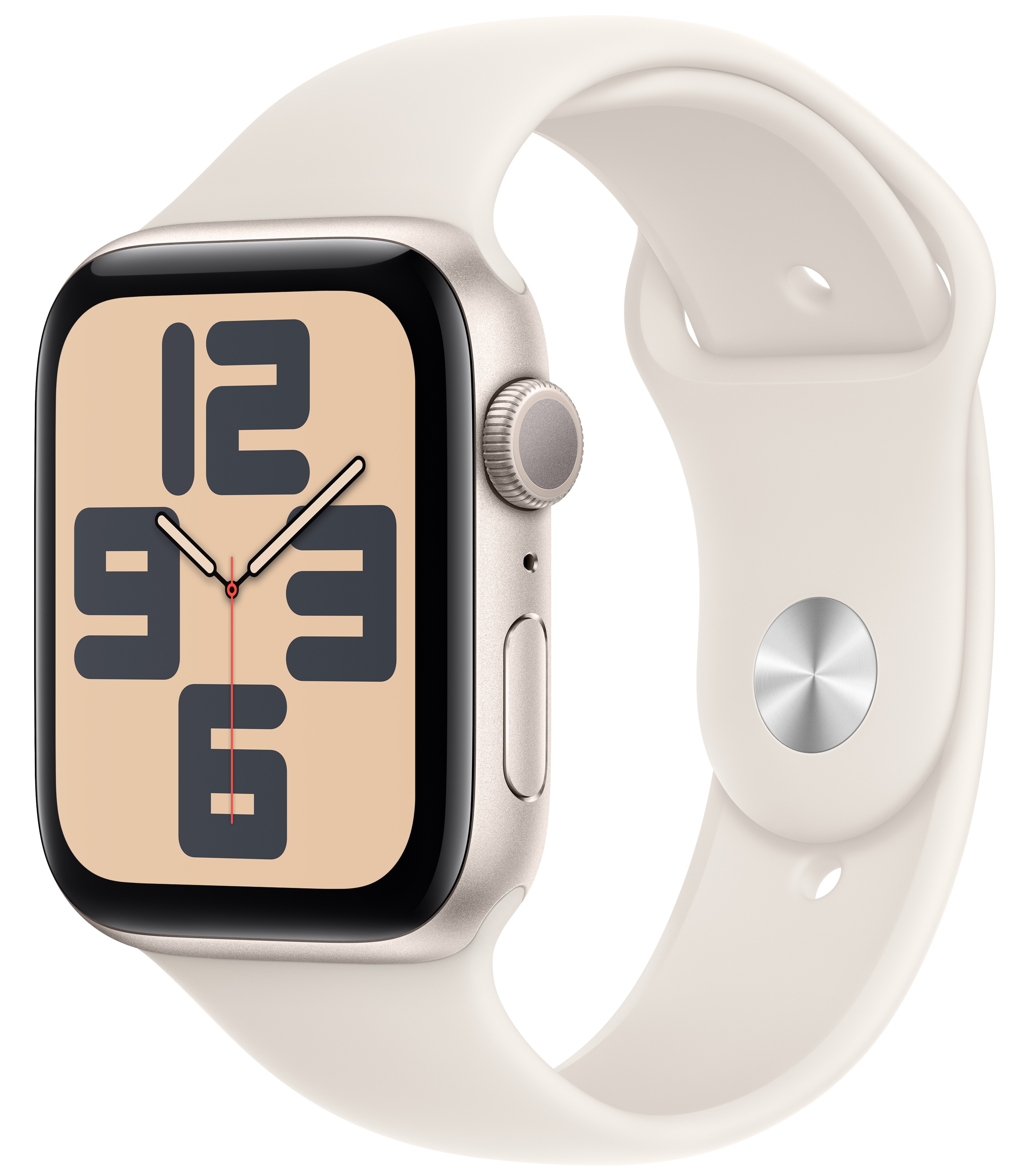 Уценка - Смарт-часы Apple Watch SE GPS 40mm Starlight Aluminium Case with Starlight Sport Band - M/L - Фото 1