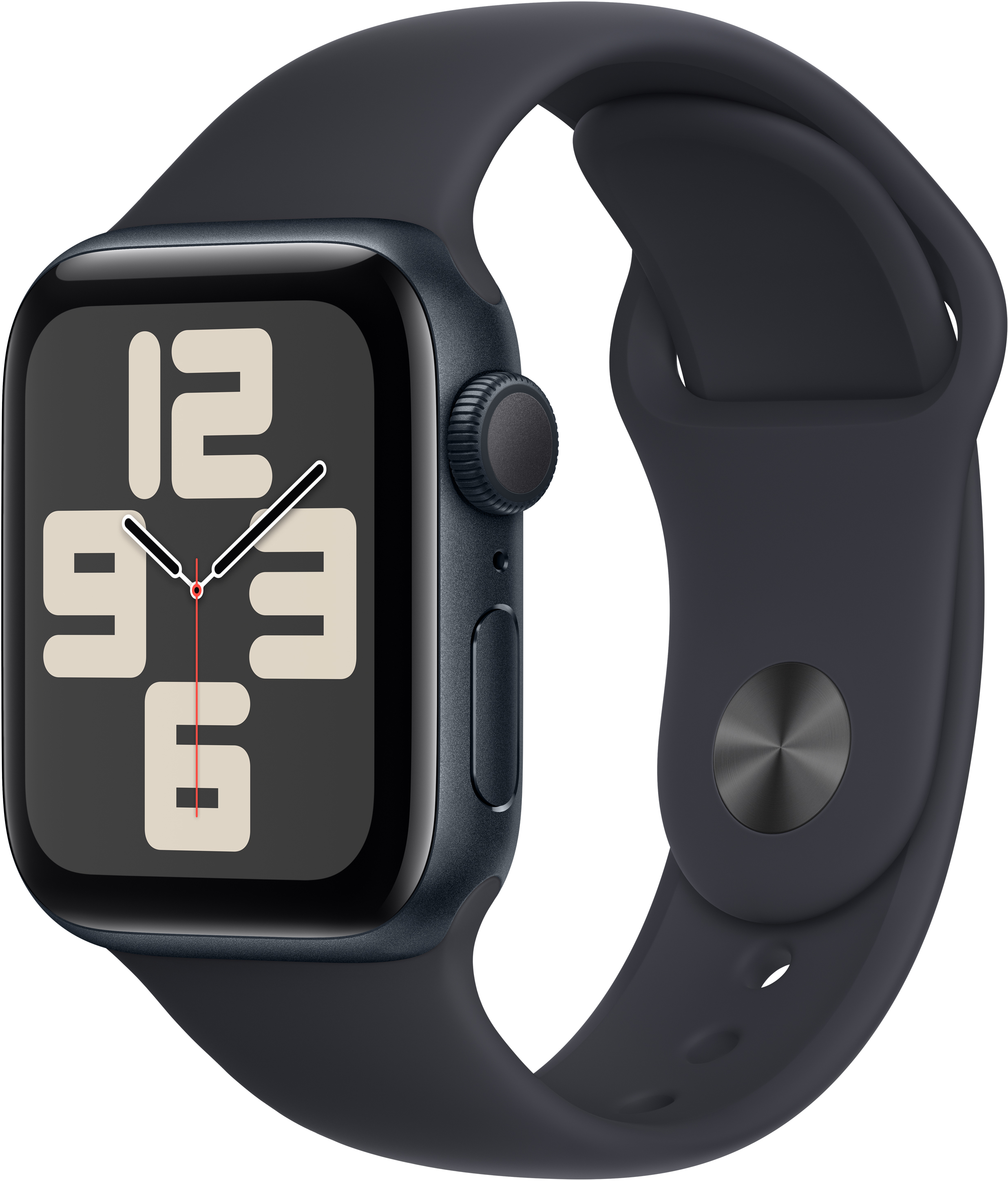 Уценка - Смарт-часы Apple Watch SE GPS 40mm Midnight Aluminium Case with Midnight Sport Band - S/M - Фото 1